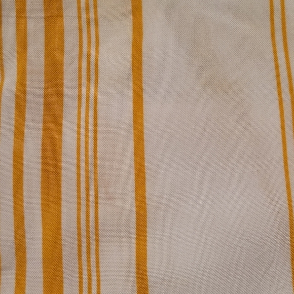 TALLULAH KATE! Vertical Stripe Button Down Long Sleeve Waist Tie Shirt - Picture 8 of 9